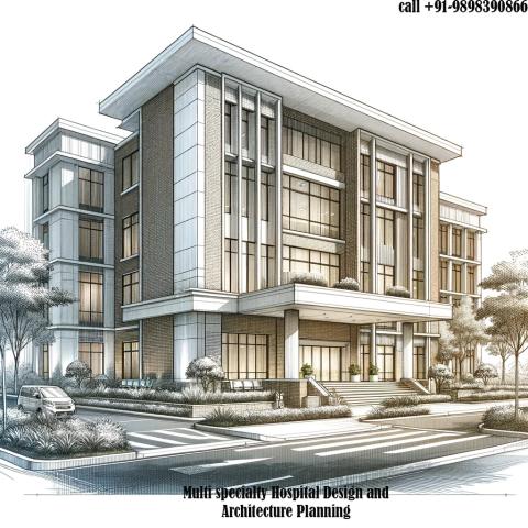 Buy Online Multi specialty Hospital Design and Planning Architecture Floor Plans